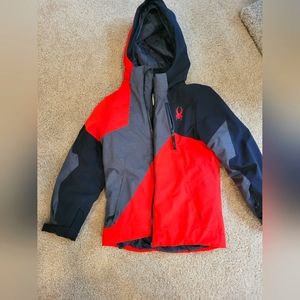 SPYDER AMBUSH BOYS INSULATED SKI JACKET. SIZE 12